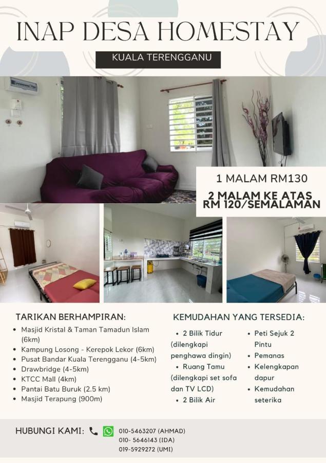 Inap Desa Homestay Batu Buruk Куала Теренгану Екстериор снимка